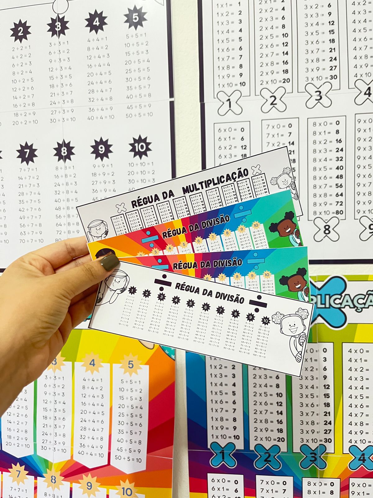 Painel e Réguas da Multiplicação e Divisão - Imagem 3